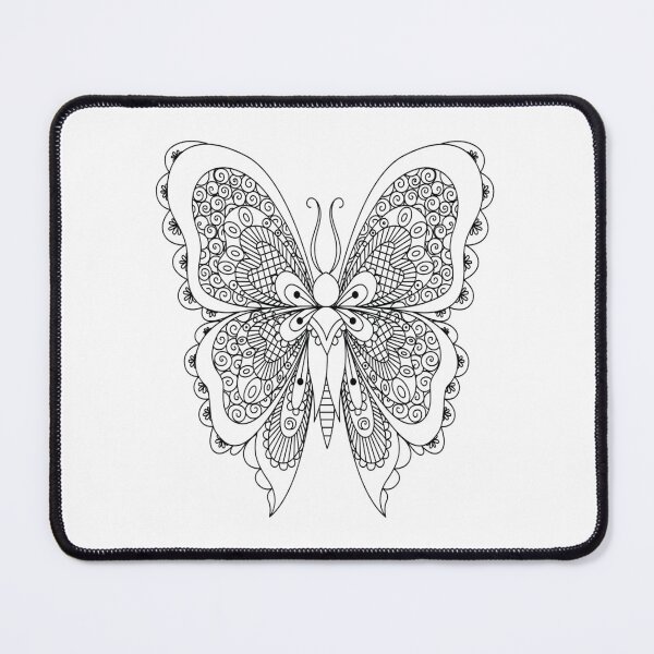 Item preview, Adult Coloring Book Style Butterfly designed and sold by PingvinStudioz.