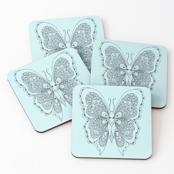 Item preview, Adult Coloring Book Style Butterfly   designed and sold by PingvinStudioz.