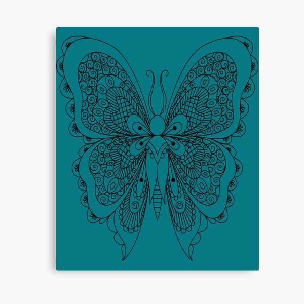 Adult Coloring Book inspired STAINED ART on a wood canvas!