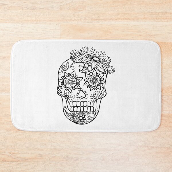 Item preview, Adult Coloring Book Style Skull Halloween Coloring    designed and sold by PingvinStudioz.