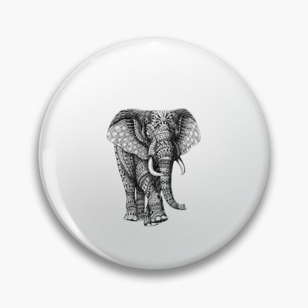 Item preview, Adult coloring elephant  designed and sold by PingvinStudioz.