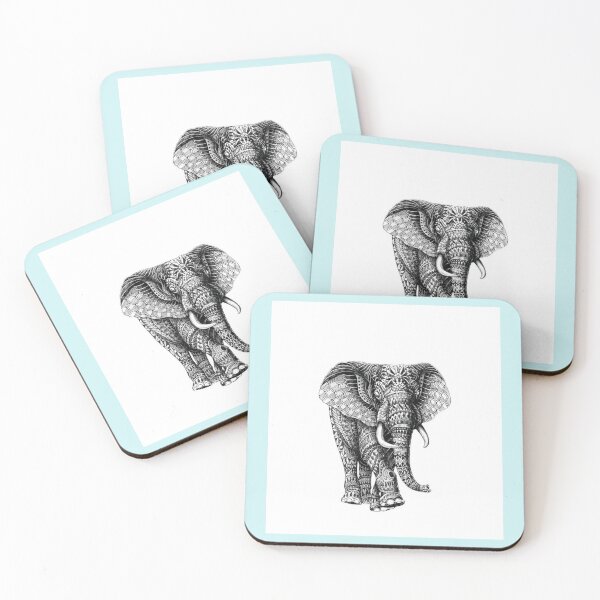Item preview, Adult coloring elephant  designed and sold by PingvinStudioz.