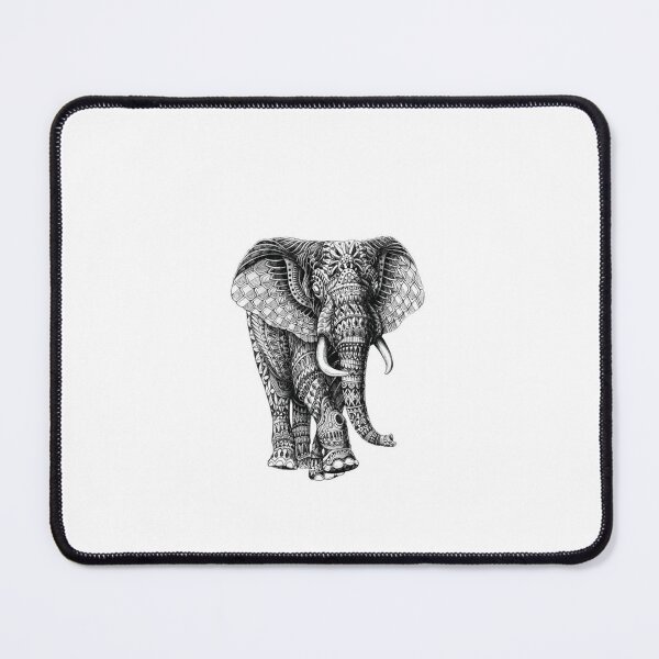 Item preview, Adult coloring elephant designed and sold by PingvinStudioz.