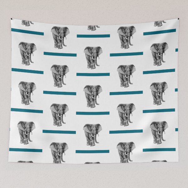Item preview, Adult coloring elephant  designed and sold by PingvinStudioz.