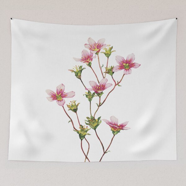 Item preview, Abstract minimalist flower art - Botanical water color paint simple art designed and sold by Softlife.