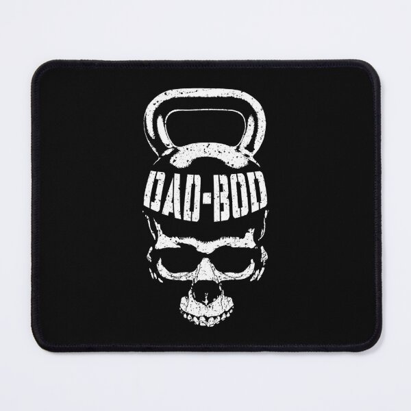 Item preview, Dad Bod Kettlebell Skull Funny Halloween Gym Fitness Workout designed and sold by GrandeDuc.
