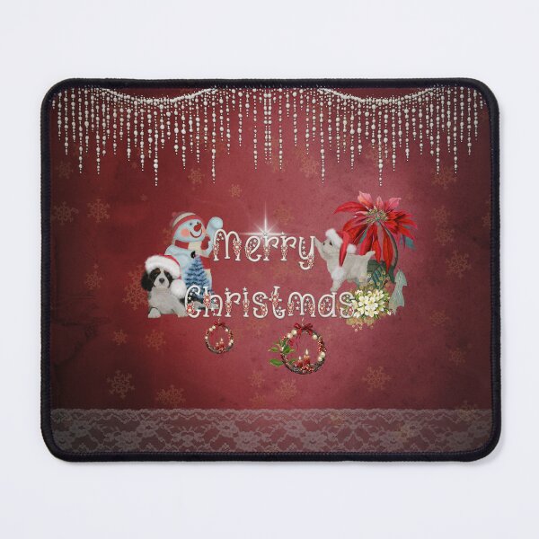 Item preview, Merry christmas, cute christmas dos and, snowman designed and sold by nicky2342.