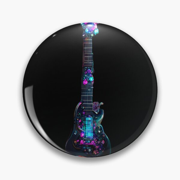 Item preview, Gfab Bfab Gen Ai FFab ABAI Surreal Trends Clothing Gemmed Electric guitar designed and sold by Surrealtrends.