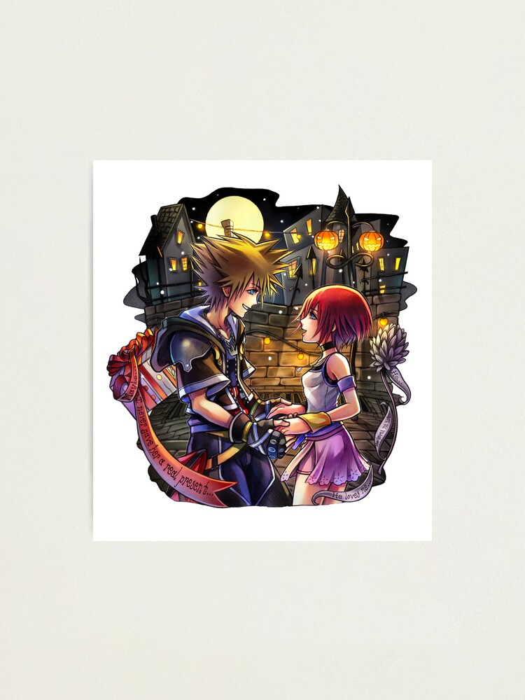 Sora and Kairi Kingdom Hearts 2 Hardcover Journal by Lali-Holley