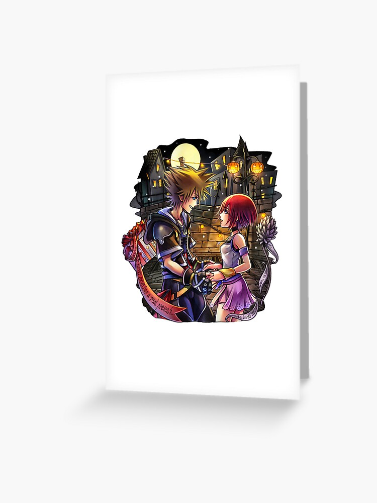 Sora and Kairi Kingdom Hearts 2 Hardcover Journal by Lali-Holley