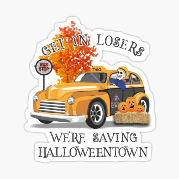 "Halloweentown Design " Sticker for Sale by purejoyclothin Redbubble