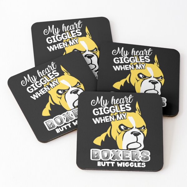 Item preview, My Heart Giggles When My Boxers Butt Wiggles designed and sold by UnknownArtistt.