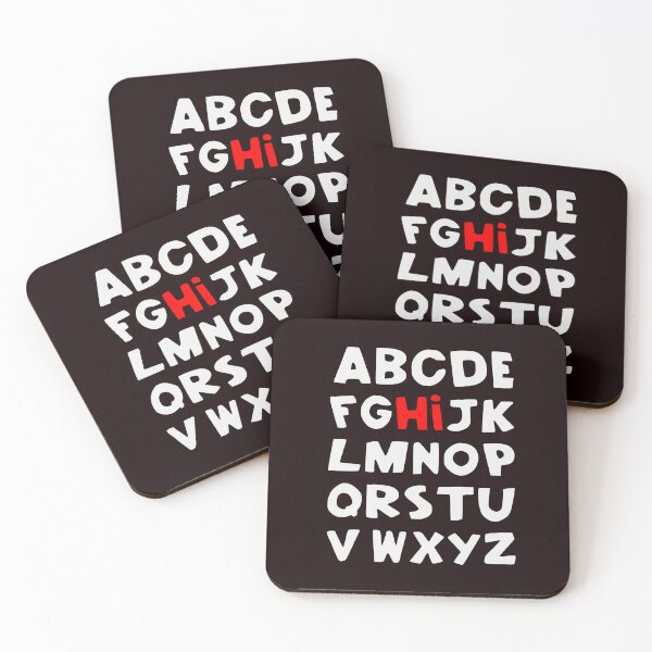 Item preview, Alphabet ABC Hi  designed and sold by BeansHotTees.