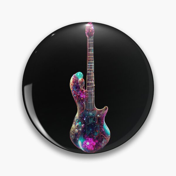 Item preview, Gfab Bfab Gen Ai FFab ABAI Surreal Trends Clothing Gemmed Electric guitar Fully Furnished designed and sold by Surrealtrends.