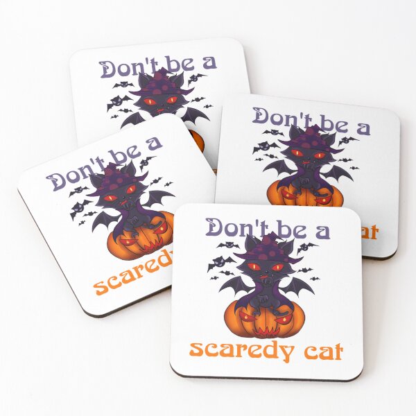 Item preview, Spooky Halloween  Scaredy Cat   designed and sold by purejoyclothin.
