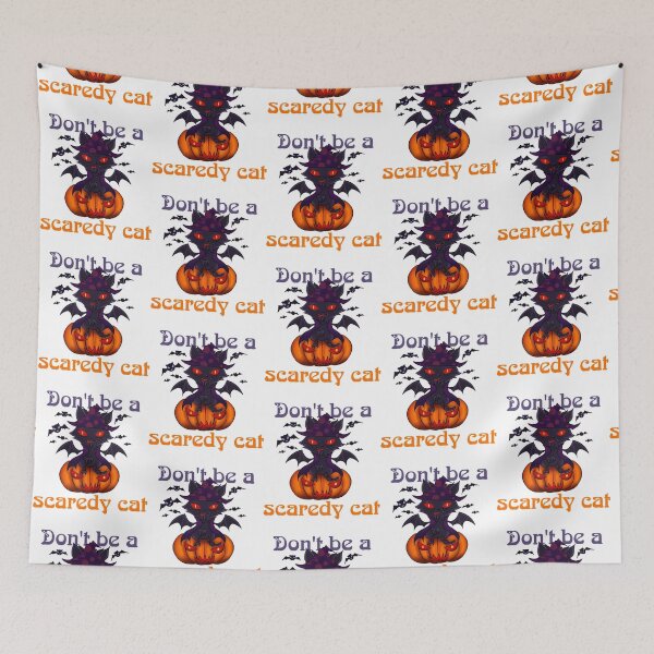 Item preview, Spooky Halloween  Scaredy Cat   designed and sold by purejoyclothin.