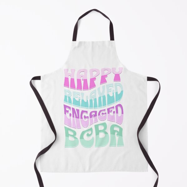 Item preview, Happy Relaxed Engaged BCBA, Behavior Analyst Retro designed and sold by VisionaryABA.