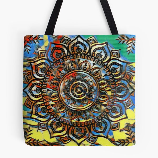 Artikelvorschau, Fluid Art Design - Flip Cup-Technik - Gelbes Mandala entworfen und verkauft von AussieMuma.