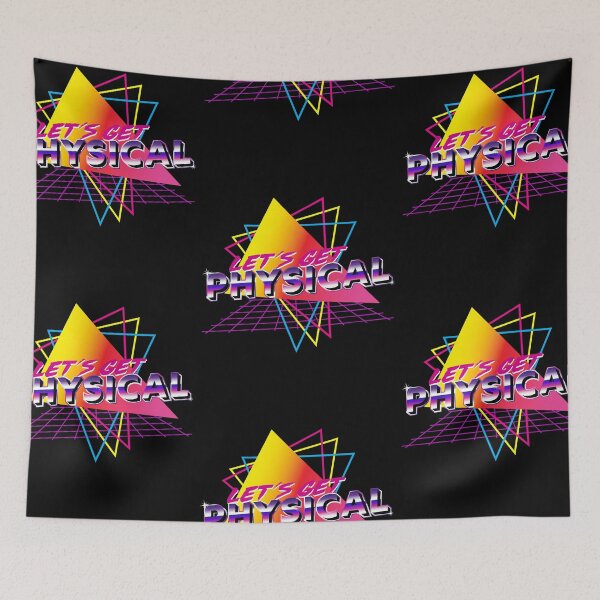 Item preview, Let's Get Physical Workout Gym Totally Retro 80's designed and sold by sundae-artisan.
