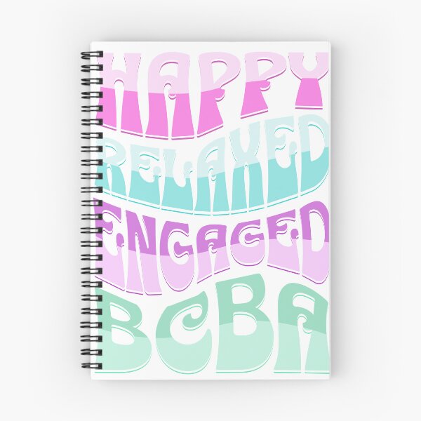 Item preview, Happy Relaxed Engaged BCBA, Behavior Analyst Retro designed and sold by VisionaryABA.