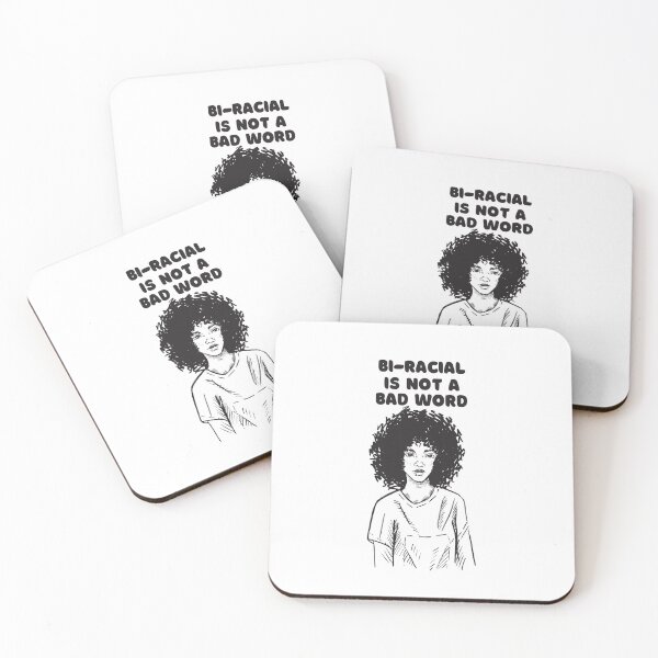 Item preview, BI-RACIAL IS NOT A BAD WORD T SHIRT designed and sold by DiscoVibes.