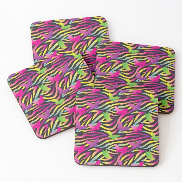 Item preview, Ombre Rainbow Zebra Butterfly Seamless Pattern designed and sold by bolimj.