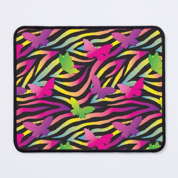 Item preview, Ombre Rainbow Zebra Butterfly Seamless Pattern designed and sold by bolimj.