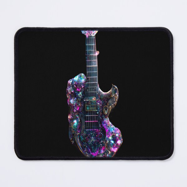 Item preview, Gfab Bfab Gen Ai FFab ABAI Surreal Trends Clothing Gemmed Electric guitar designed and sold by Surrealtrends.