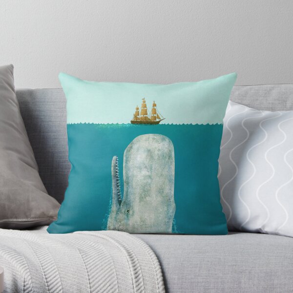 The Whale Throw Pillow
