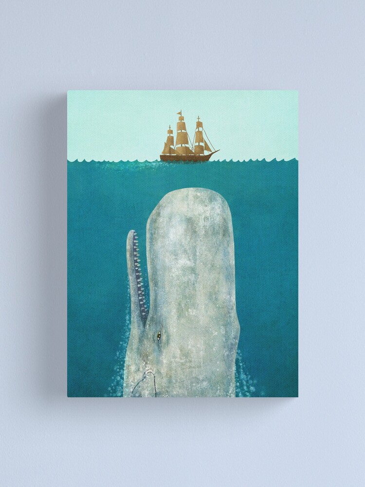 Alternate view of The Whale Canvas Print