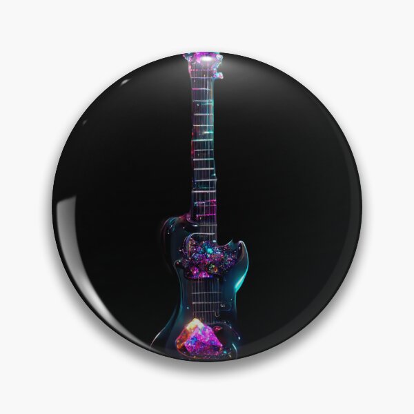 Item preview, Gfab Bfab Gen Ai FFab ABAI Surreal Trends Clothing Gemmed Electric guitar designed and sold by Surrealtrends.