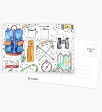 Hiking Essentials Postcards