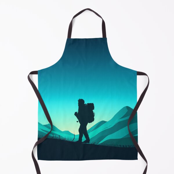 Item preview, Silhouette of Backpacker Standing with a Beautiful Landscape Background designed and sold by Parag's Travel Shop.