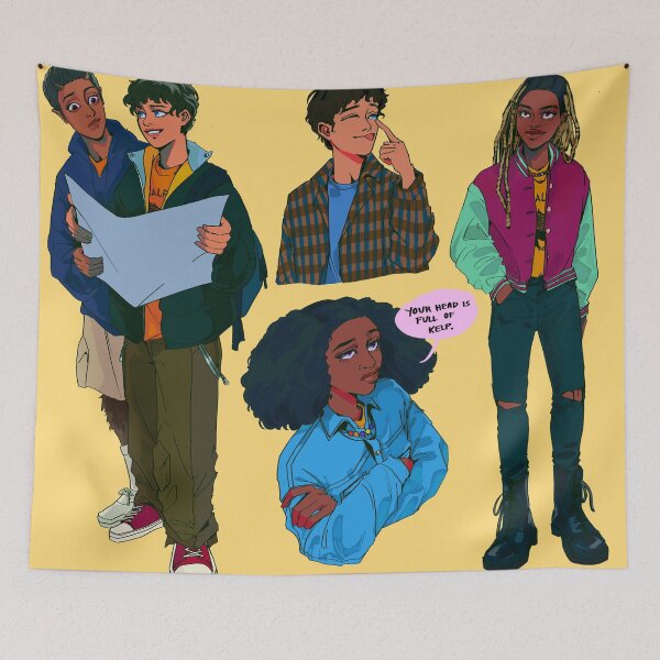 Item preview, Percy Jackson main trio ⚡ designed and sold by calicoture.