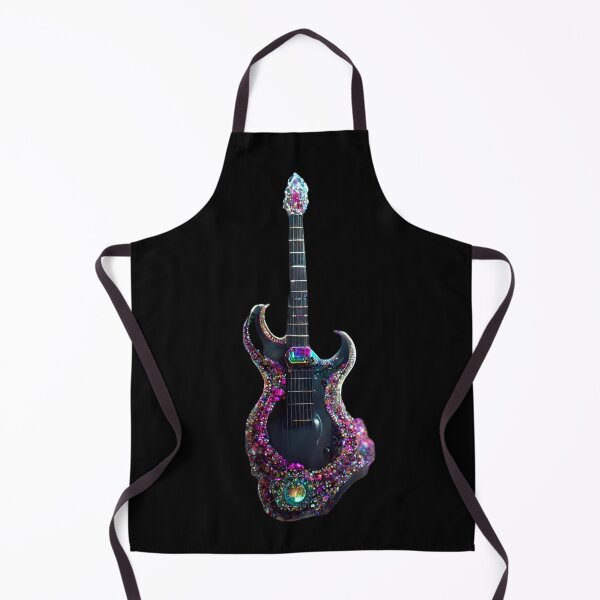Item preview, Gfab Bfab Gen Ai FFab ABAI Surreal Trends Clothing Gemmed Electric guitar designed and sold by Surrealtrends.