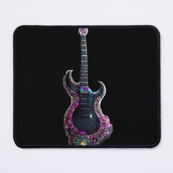 Item preview, Gfab Bfab Gen Ai FFab ABAI Surreal Trends Clothing Gemmed Electric guitar designed and sold by Surrealtrends.