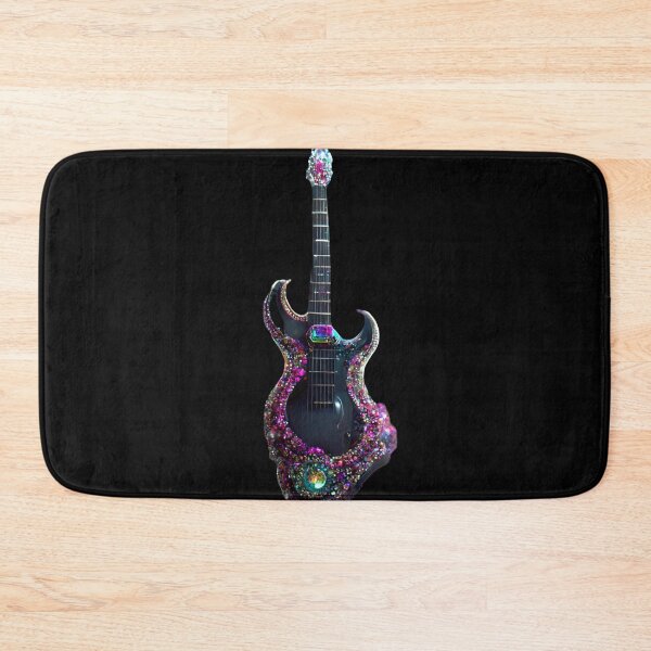 Item preview, Gfab Bfab Gen Ai FFab ABAI Surreal Trends Clothing Gemmed Electric guitar designed and sold by Surrealtrends.