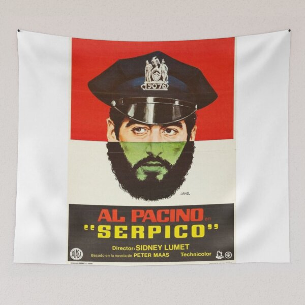 Item preview, Serpico movie poster designed and sold by groverbaker.