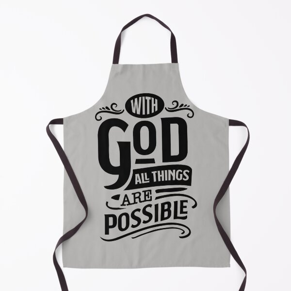 Item preview, Matthew 19:26 Verse With God All Things Are Possible designed and sold by elecheria.