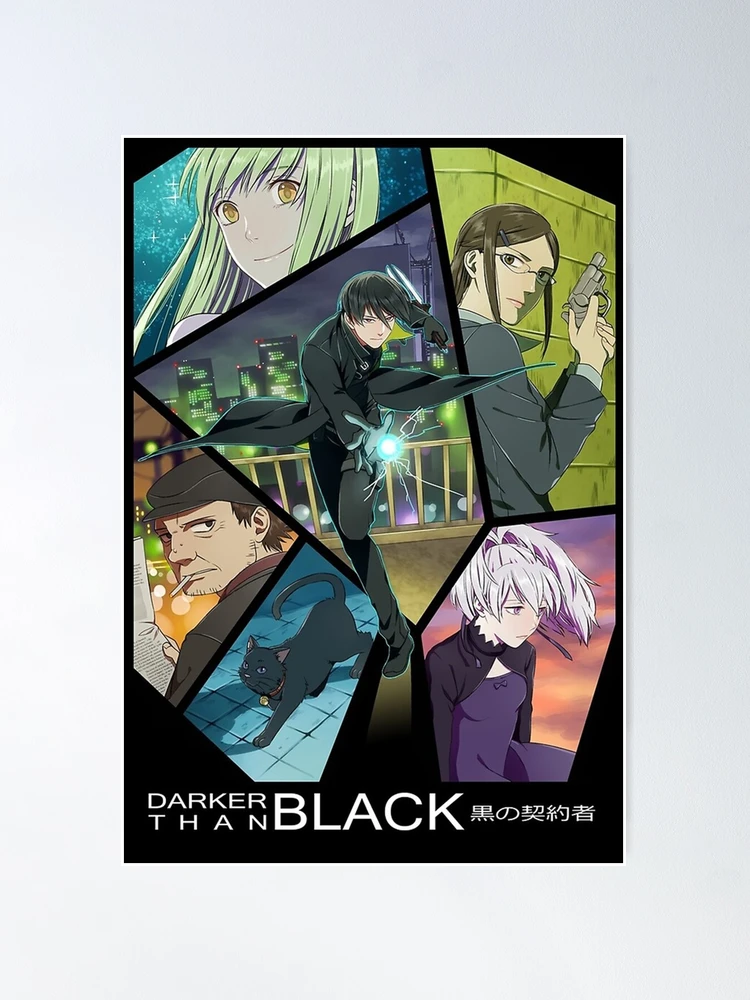 DARKER THAN BLACK ポスター 黒 AnimeJapan α5 Darker Than Black Poster