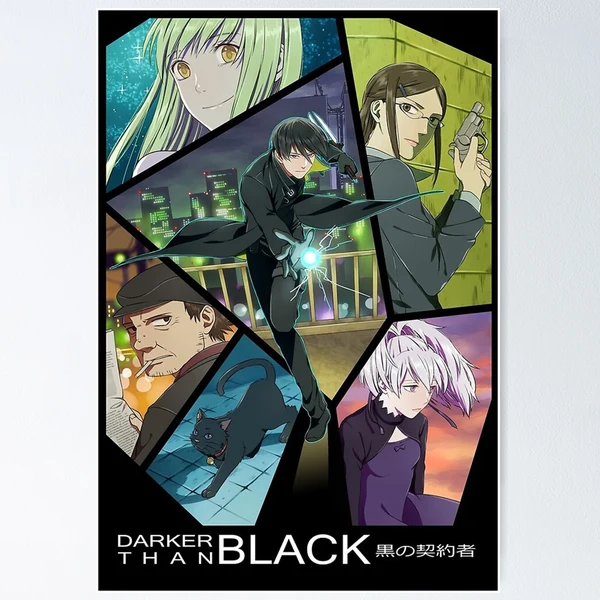 DARKER THAN BLACK ポスター 黒 AnimeJapan α5 Darker Than Black Poster