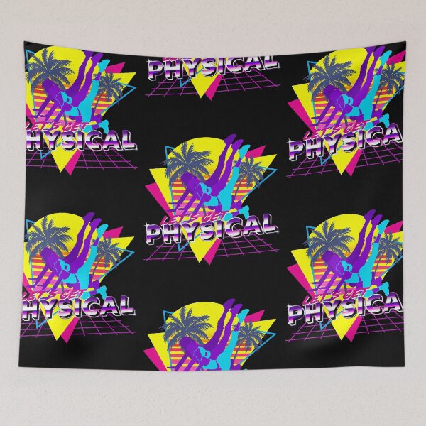 Item preview, Let's Get Physical Workout Gym Totally Retro 80's designed and sold by sundae-artisan.