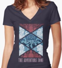 Camiseta entallada de cuello en V La zona de aventura