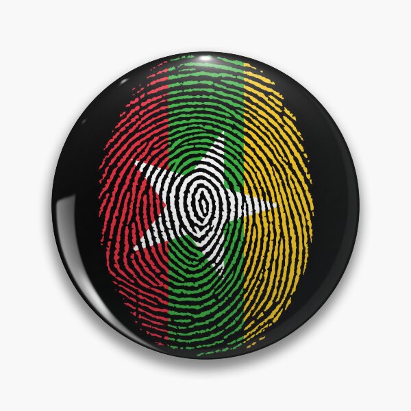 Item preview, Myanmar Flag Distressed designed and sold by rafaeltto.