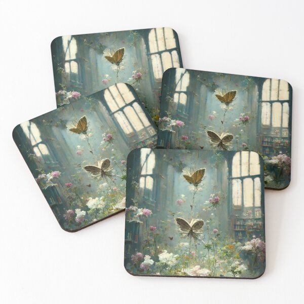 Item preview, Butterfly garden in abandoned library designed and sold by ArtbyACcreative.