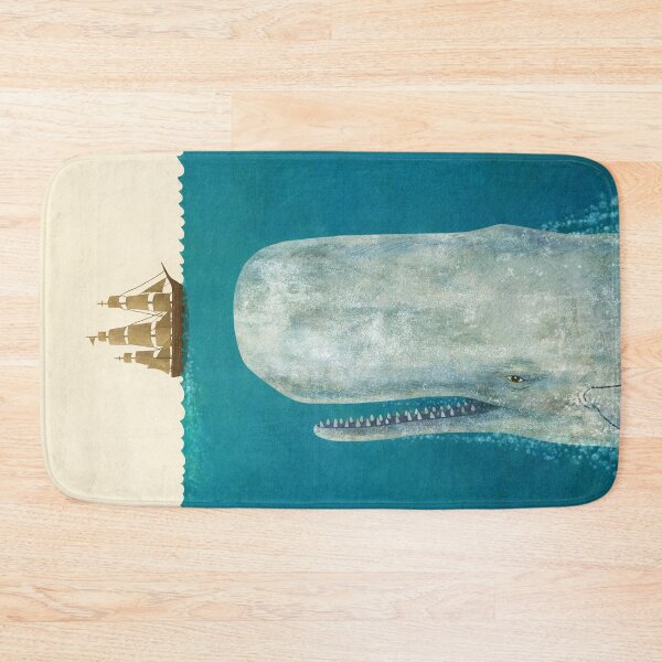 The Whale - colour option Bath Mat