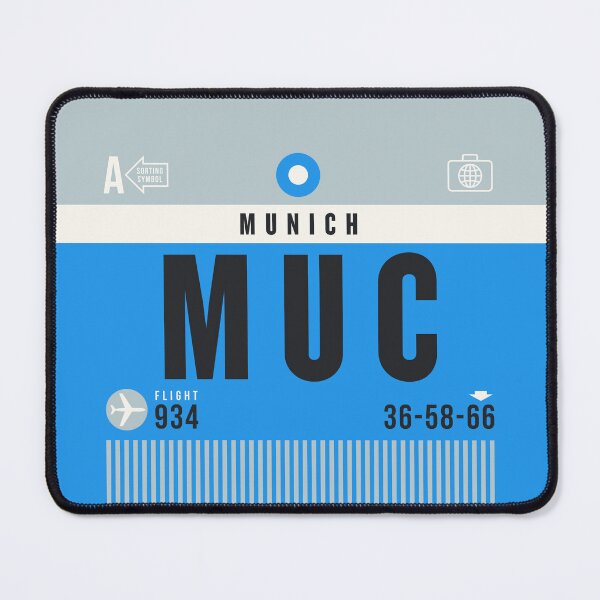Item preview, Luggage Tag A - MUC Munich Germany designed and sold by VoodooCircus.