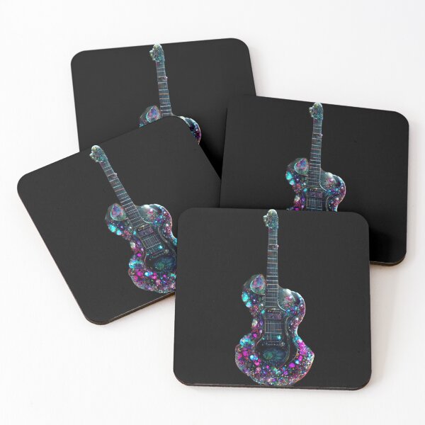 Item preview, Gfab Bfab Gen Ai FFab ABAI Surreal Trends Clothing Gemmed Electric guitar designed and sold by Surrealtrends.