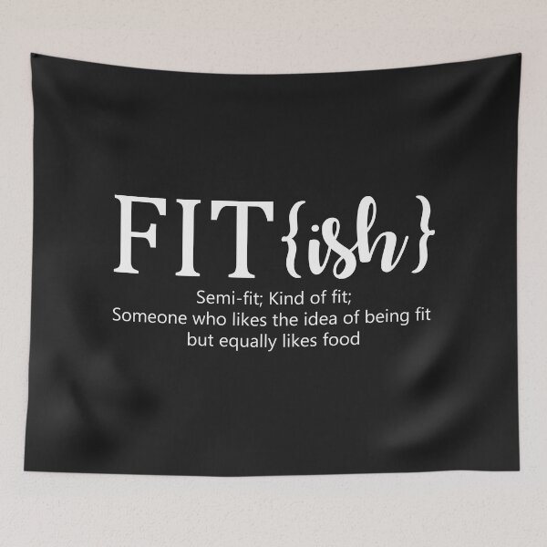 Item preview, Fit Ish Funny Definition - Funny Workout designed and sold by motivationaltee.