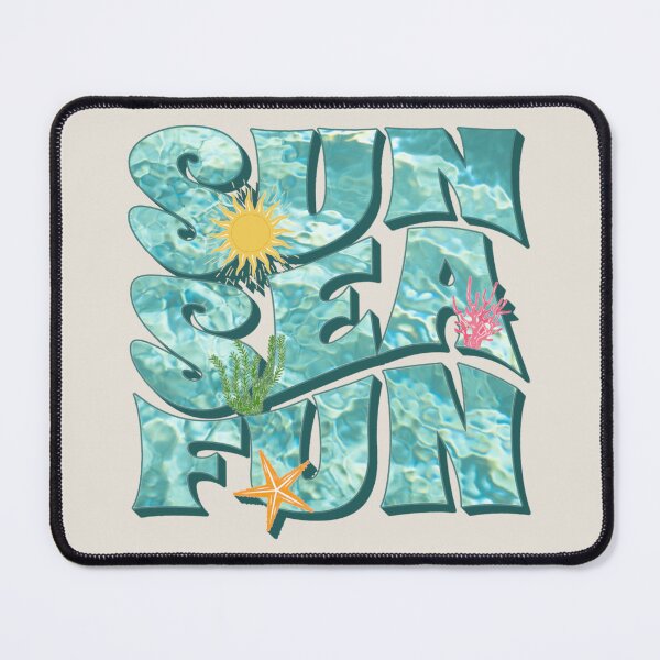Item preview, Sun Sea Fun, Cool Holiday Water Slogan designed and sold by TrulyEpoque.